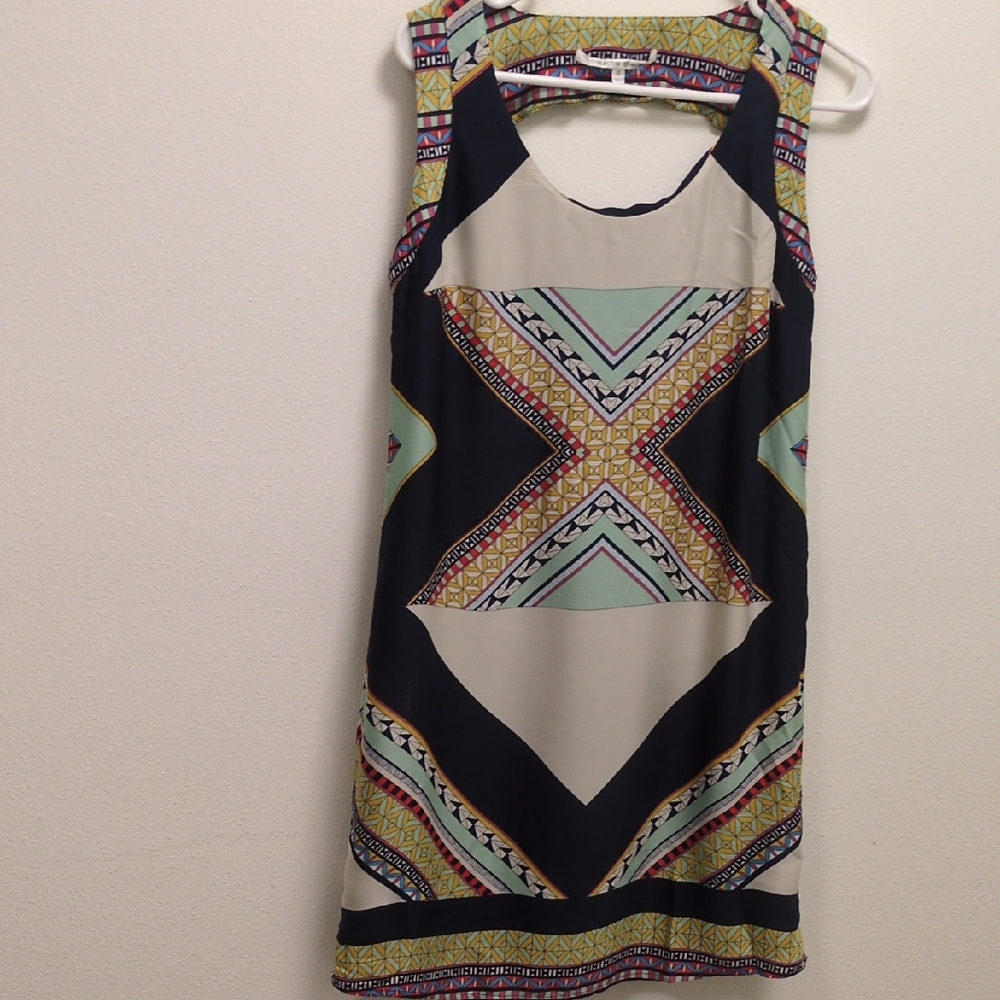 Stylish Collective Concepts Shift Dress Silky Feel Southwestern Print